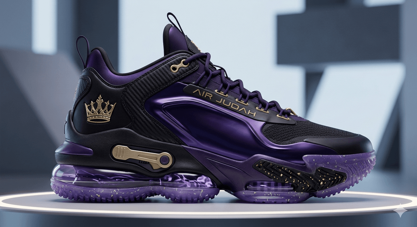 Air Judah Sneaker — Royal Purple