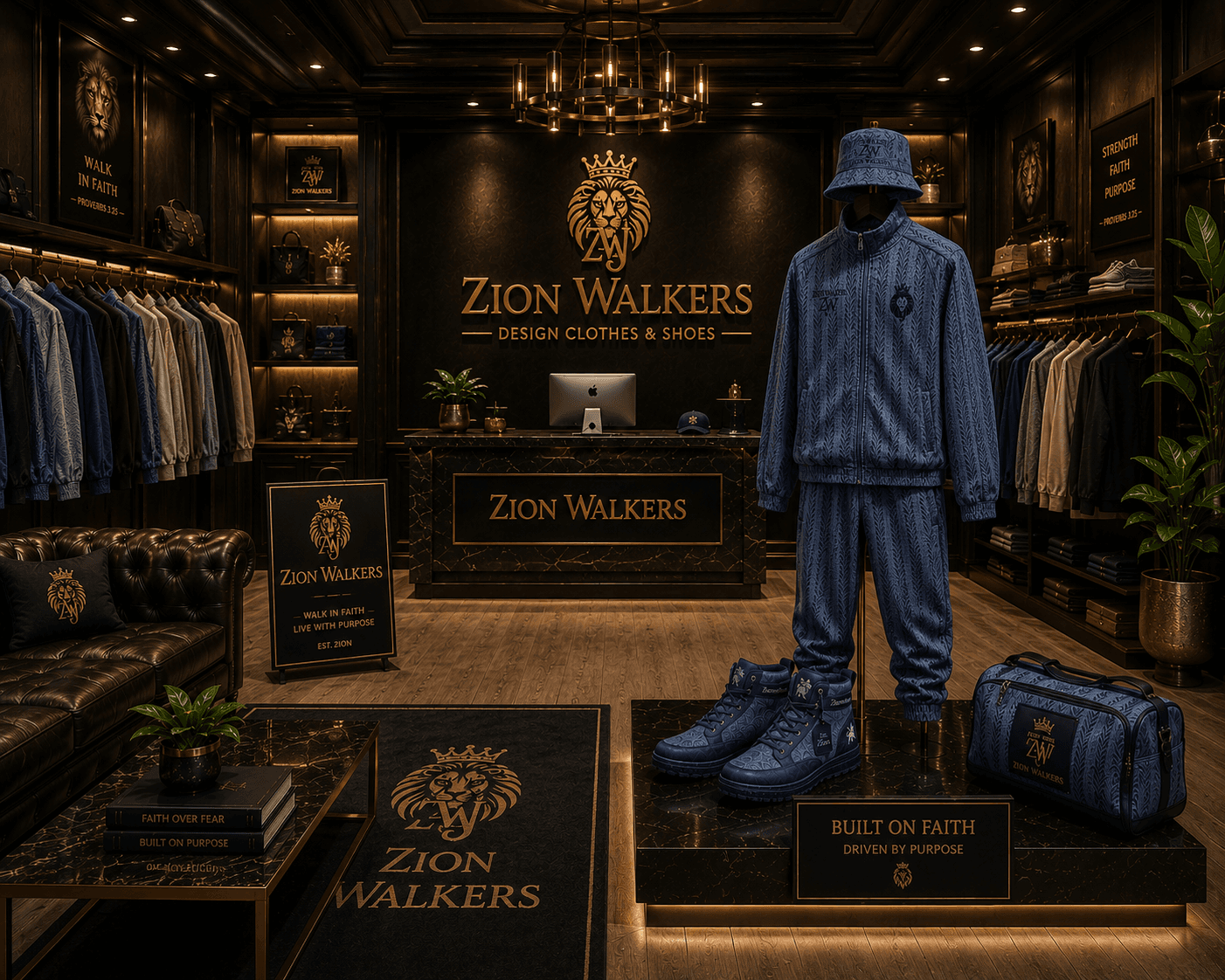 Denim Walker Set